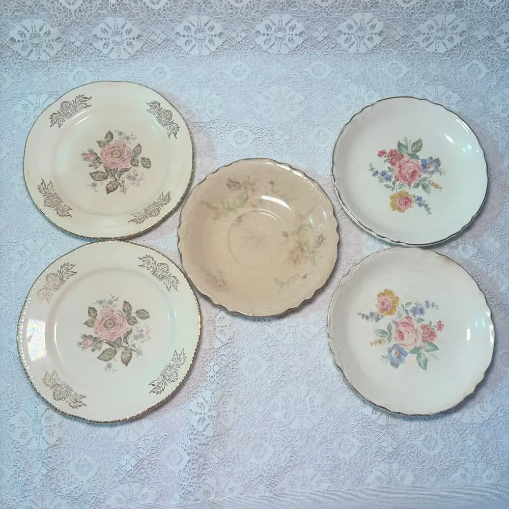Vintage Plate Assortment